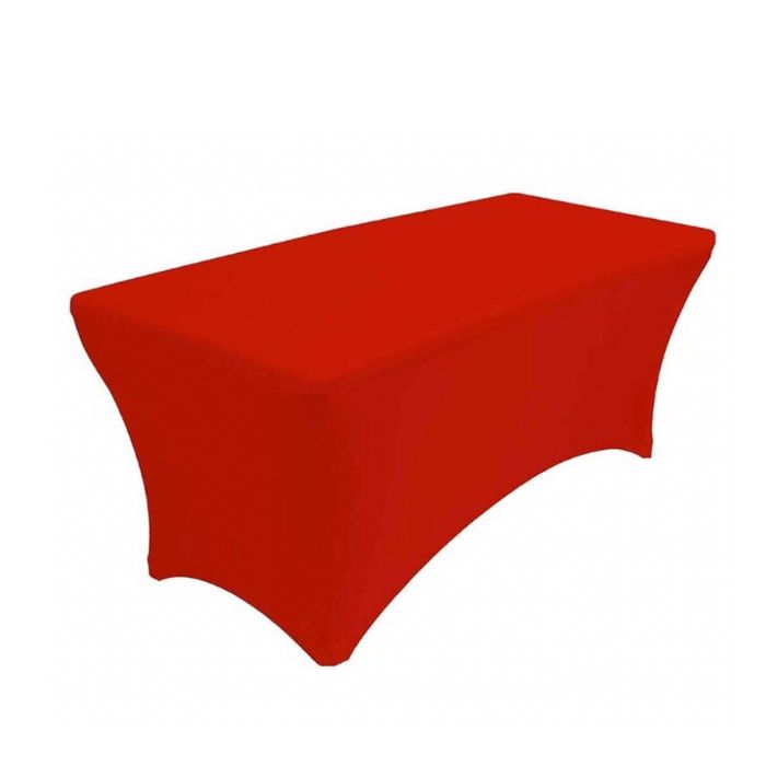 Housse pour table 180 rouge