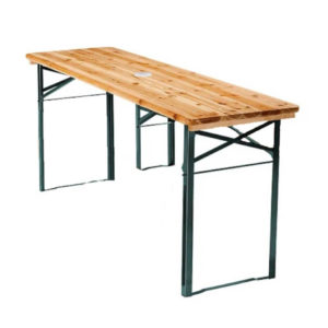 Table en bois pliable pique nique